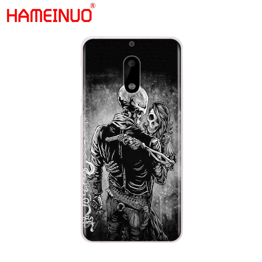 

HAMEINUO Horror Skull cover phone case for Nokia 9 8 7 6 5 3 Lumia 640 640XL 2018
