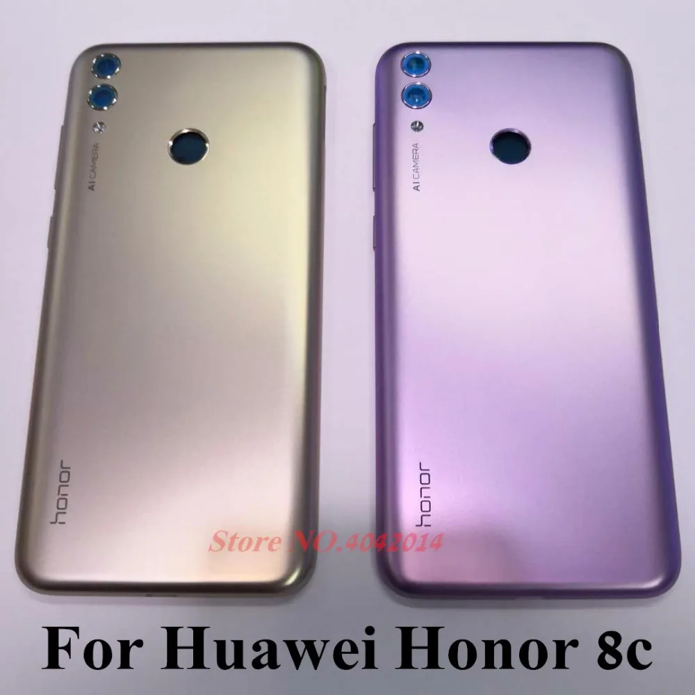 Оригинальный металлический корпус для Huawei honor 8C Крышка батарейного отсека задняя