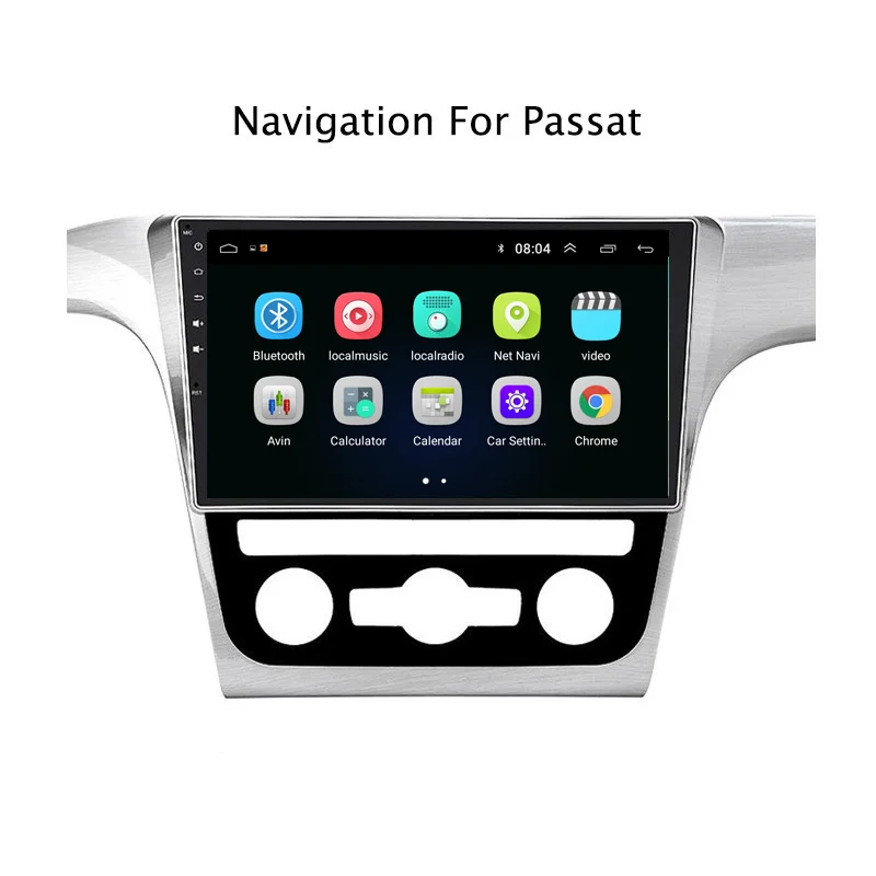 Ectwodvd Android 8 1 автомобильный dvd плеер gps навигация для VW Passat 2011 2012 2015 Радио