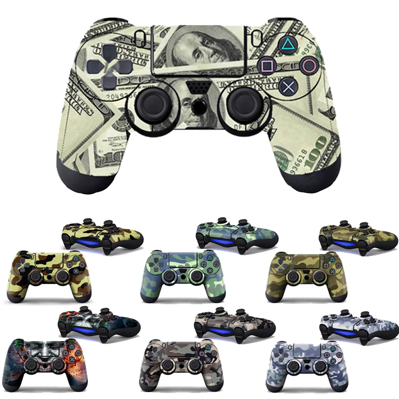 Камуфляж виниловая кожа Наклейка Обложка для sony PS4 контроллер кожи для Playstation 4 наклейка на джойстик ДЖОЙСТИК Джойстик контроллер