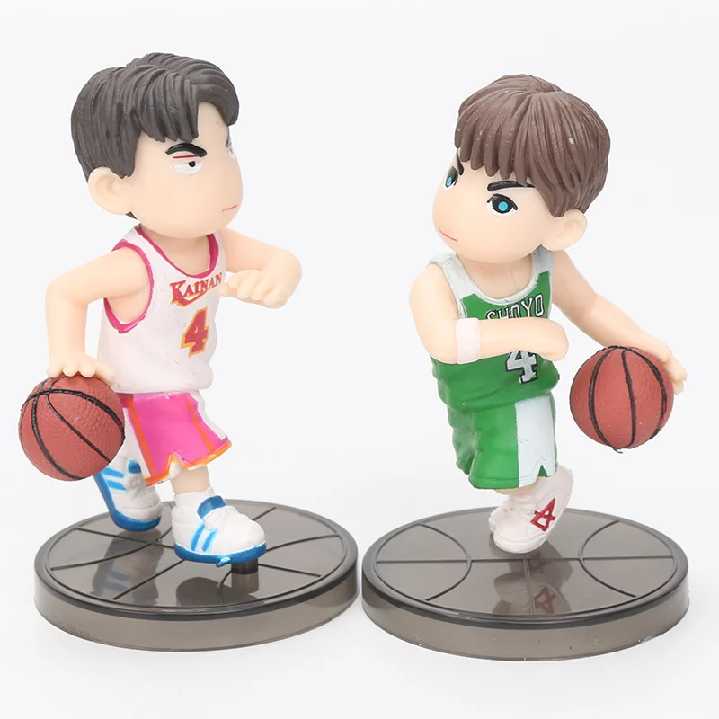 8 см 5 шт./компл. Slam Dunk фигурки японского аниме фигурки игрушки на тему баскетбола Sakuragi Hanamichi фигурка из ПВХ подарок для детей