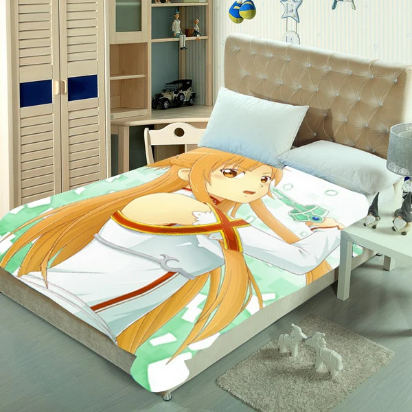 

Меч искусство онлайн аниме Asuna 200*150 см однослойное одеяло #40113