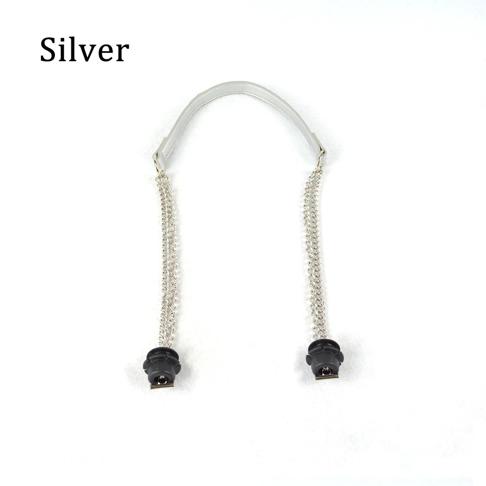 Silver Tanqu 1 шт. Obag Серебряная длинная двойная цепь OT T OBag ручки для Obag EVA O сумка женская сумка на плечо - Цвет: Silver