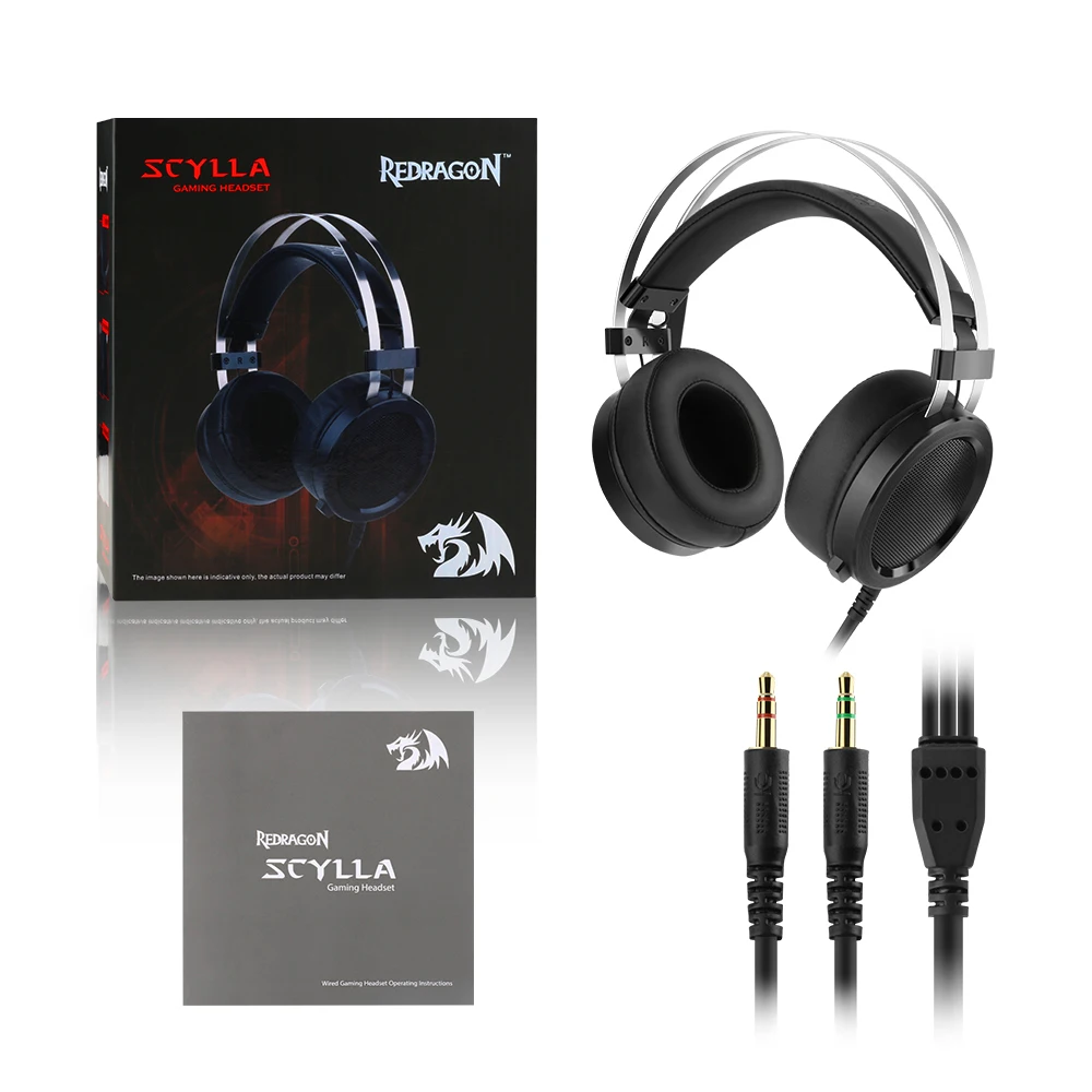 Redragon SCYLLA H901 Игровые наушники геймер Surround Pro Проводная компьютерная стерео