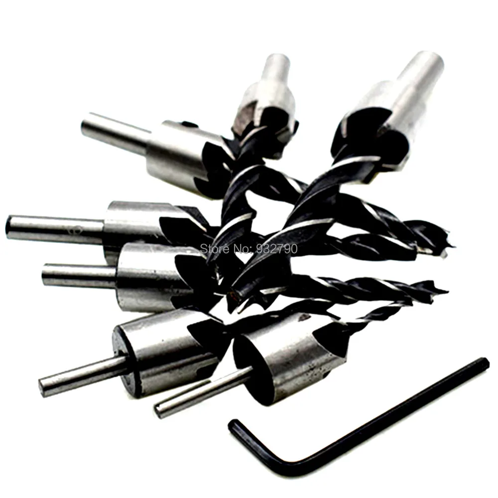 7 шт. расточные оправки сверло для дерева деревообработки зенковки фаска резак 3