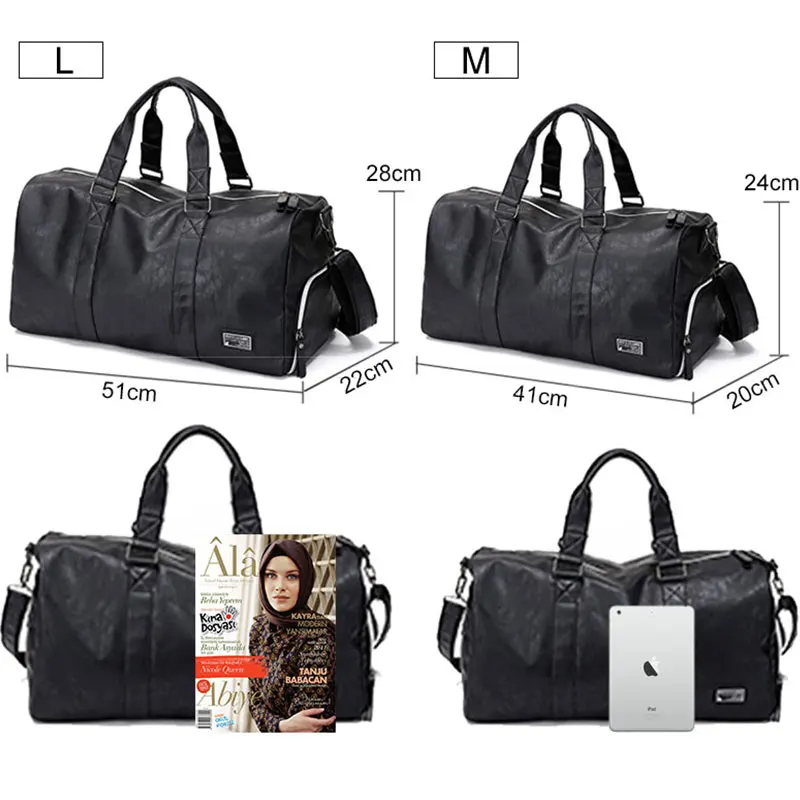 

New Arrival Leather Travel Bags Men Large Capacity Portable Male Shoulder Bags Men's Handbags Vintage Travel Duffle Waterproof