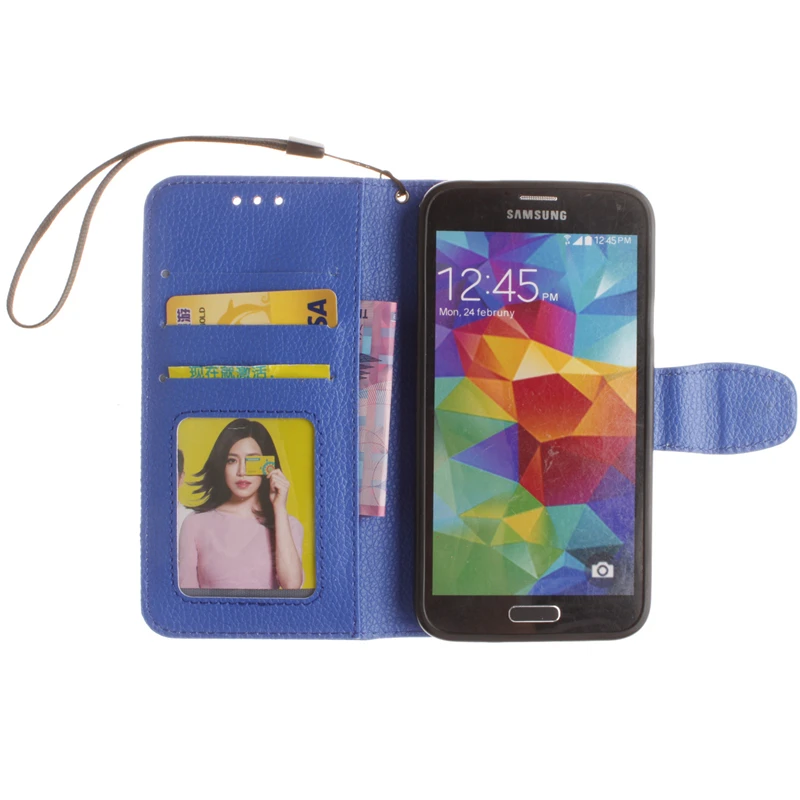 Coque люкс Ретро Флип Бумажник искусственная кожа + силиконовая крышка для Samsung Galaxy