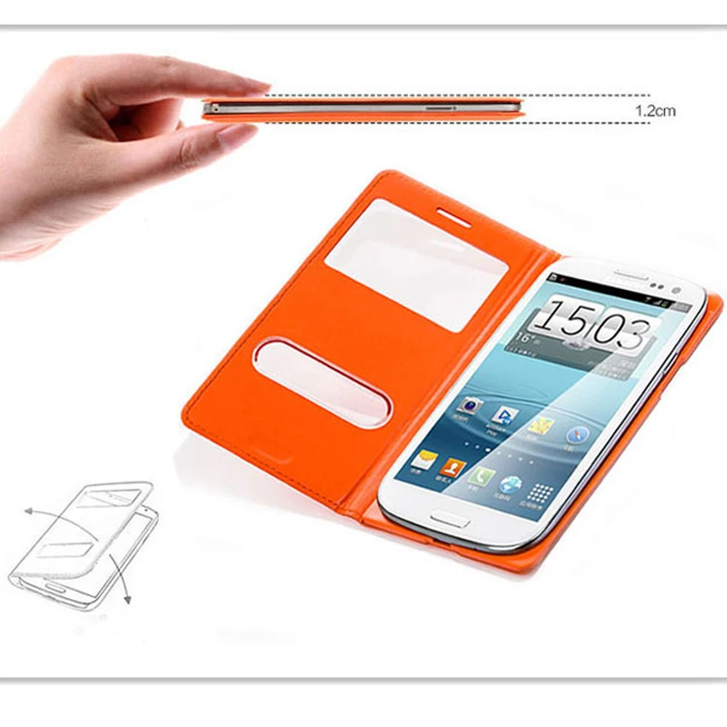 Откидная крышка чехол для телефона samsung Galaxy S3 GalaxyS3 Neo Duos S 3 GT I9300 I9301 I9300i I9305 I9301i i9300i