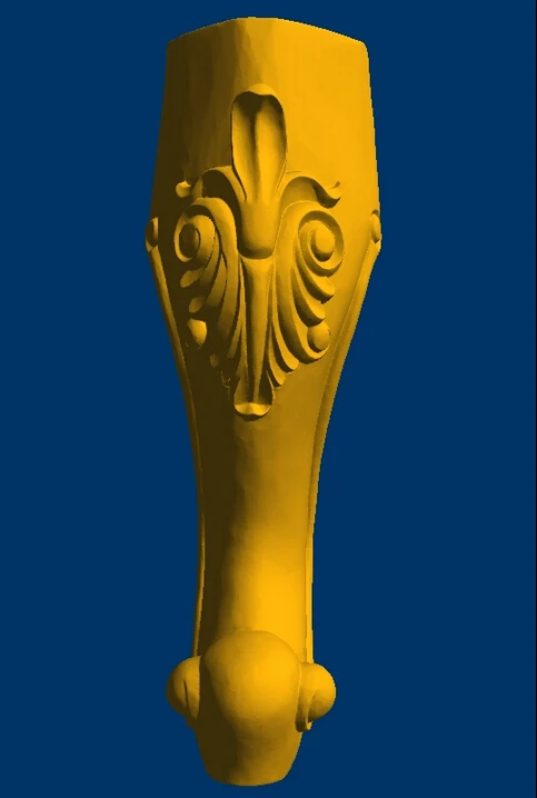 3D модель рельеф STL формат CNC наложница стул ножки мебель ноги 116 | Инструменты