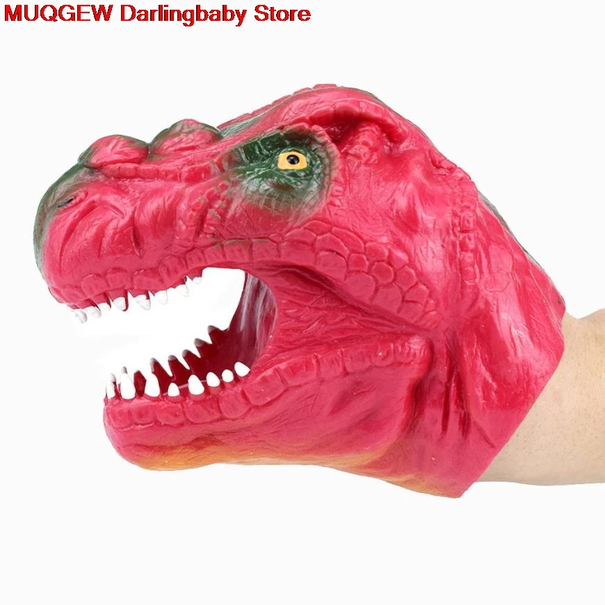 Имитация Динозавра животное ручная кукла силикагель забавная игрушка забавные