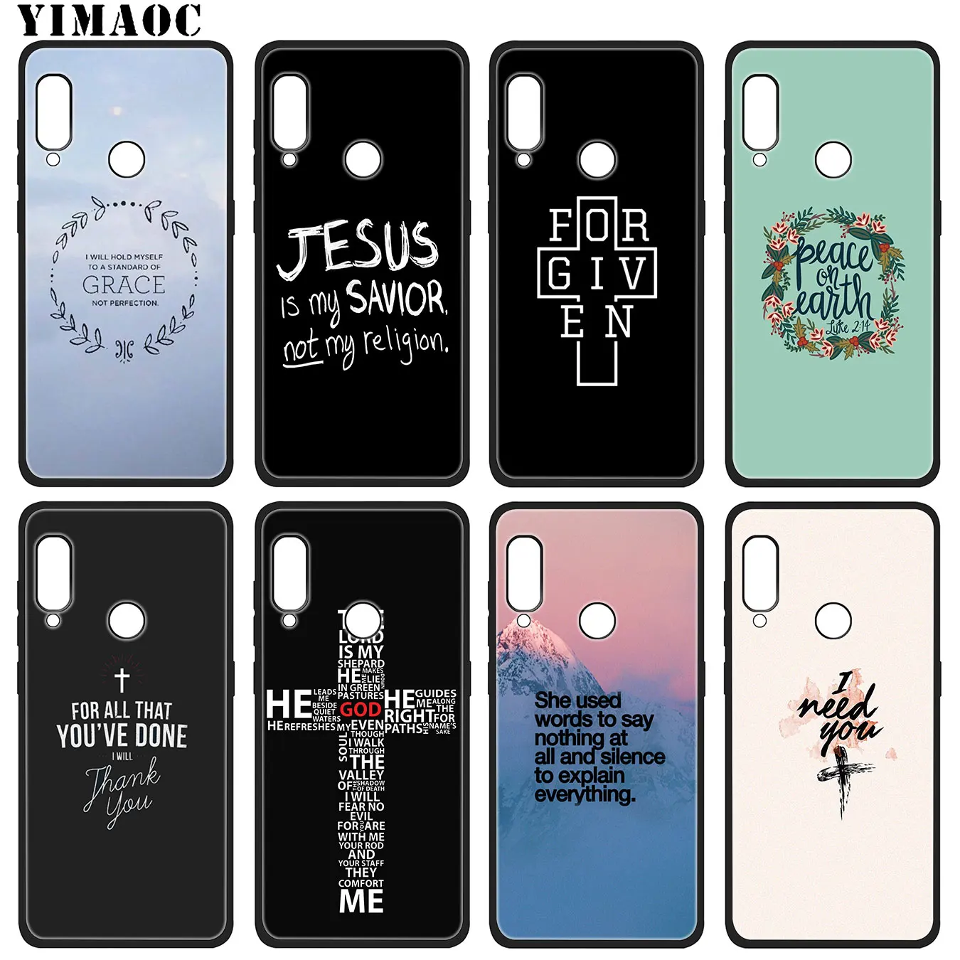 Мягкий силиконовый чехол YIMAOC Hope with God для телефона Huawei Mate 30 20 10 Pro Lite Nova 5I 5t 5 3i 3