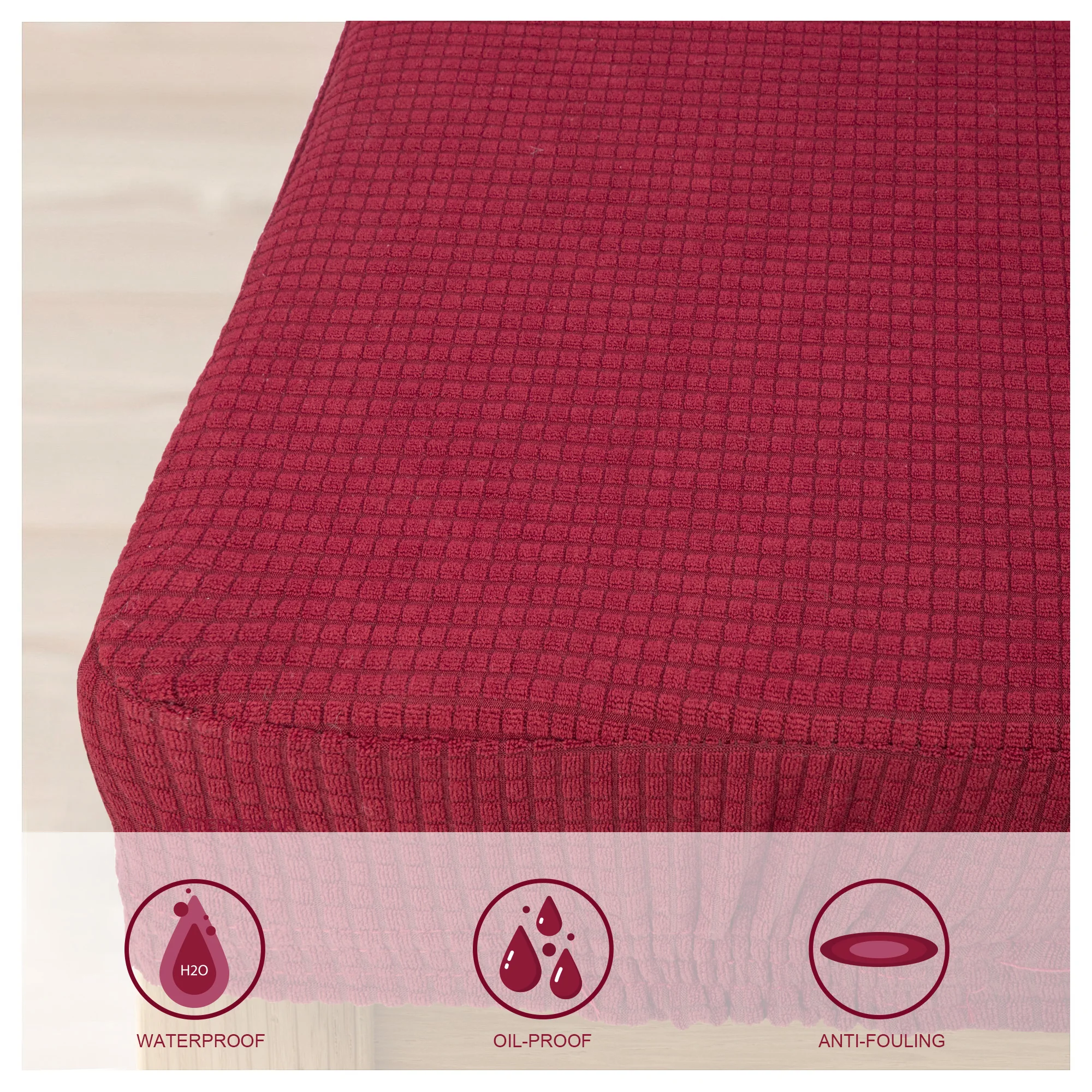 Современные водонепроницаемые чехлы для стула в простом стиле съемные