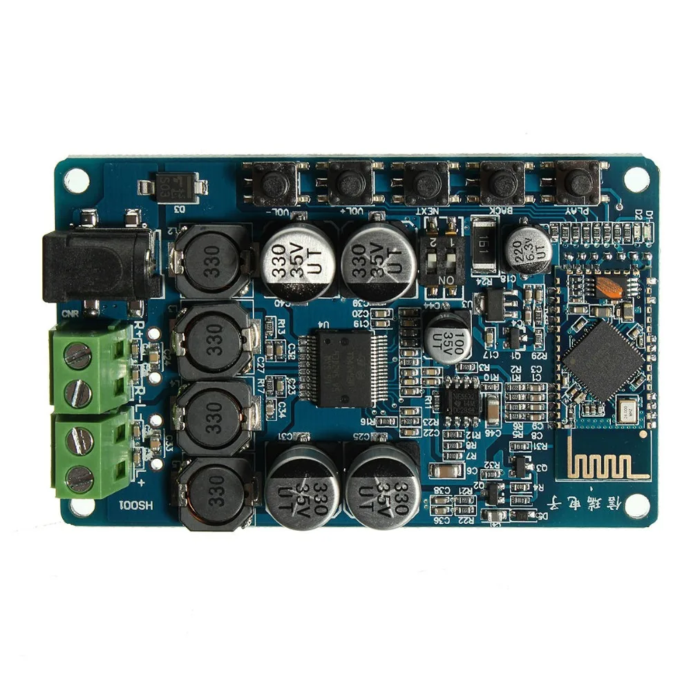TDA7492P 50 Вт + Bluetooth 4 0 аудио приемник плата усилителя чехол новый|Аксессуары для MP3