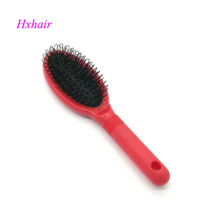 Щетка № 3 с красной ручкой для наращивания волос/профессиональная расческа