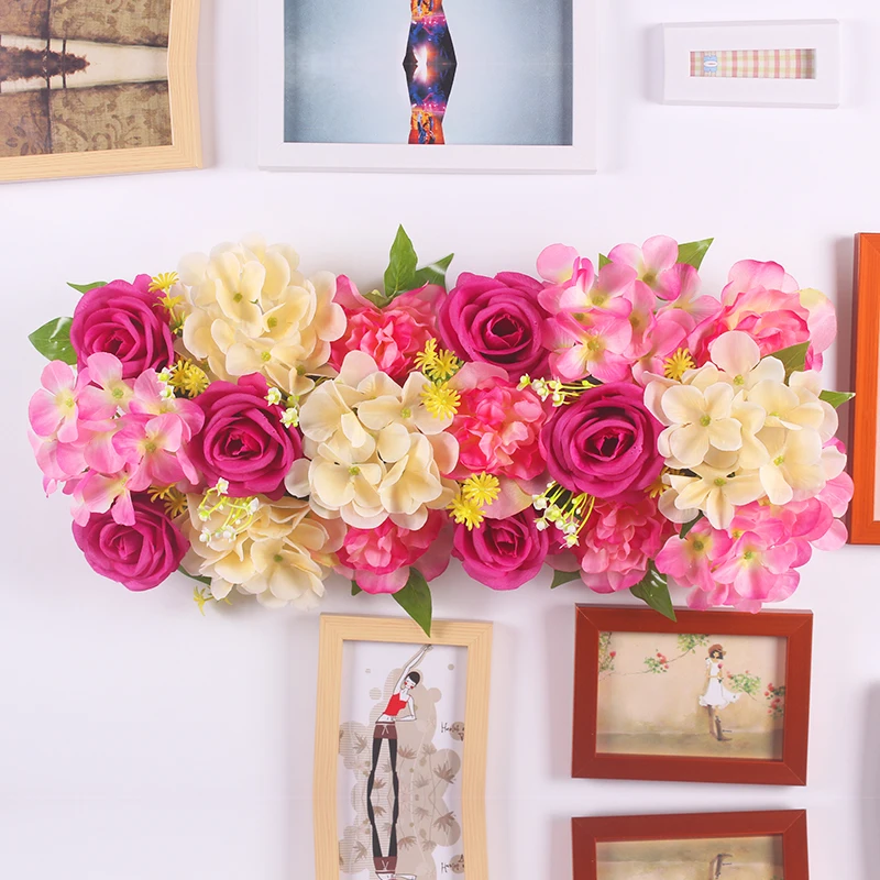 Artificial Arch Flower Row Table Runner Centerpieces String for Wedding Party Road Cited Flowers Decoration 10 Pcs Each Lot | Дом и сад