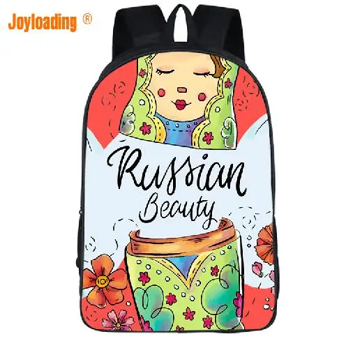 Joyloading дизайнерский рюкзак с изображением русской матрешки школьная сумка