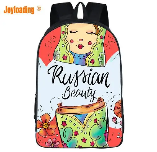 Joyloading дизайнерский рюкзак с изображением русской матрешки школьная сумка для