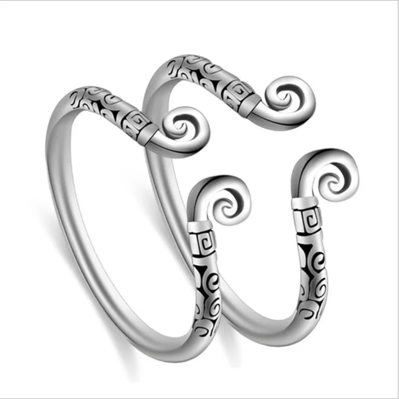 

Trendy Lucky Clouds Couple Finger Rings Adjustable Top Quality Silver Plated Rings For Women Party Accessories Lady