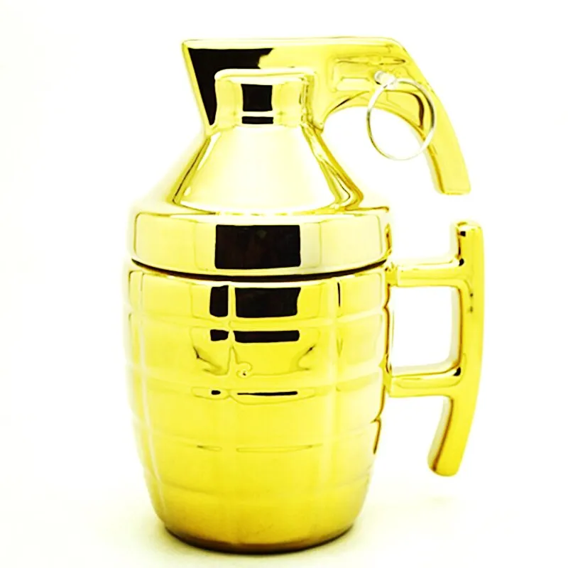 Кружка с забавной гранатой и крышкой креативная керамическая чашка для кофе чая