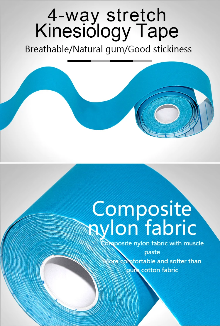 Macure Tape Dynamic Nylow 4 способ растягивания кинезиологическая лента 4 стороны эластичная медицинская Спортивная мышечная боль массаж динамическая лента
