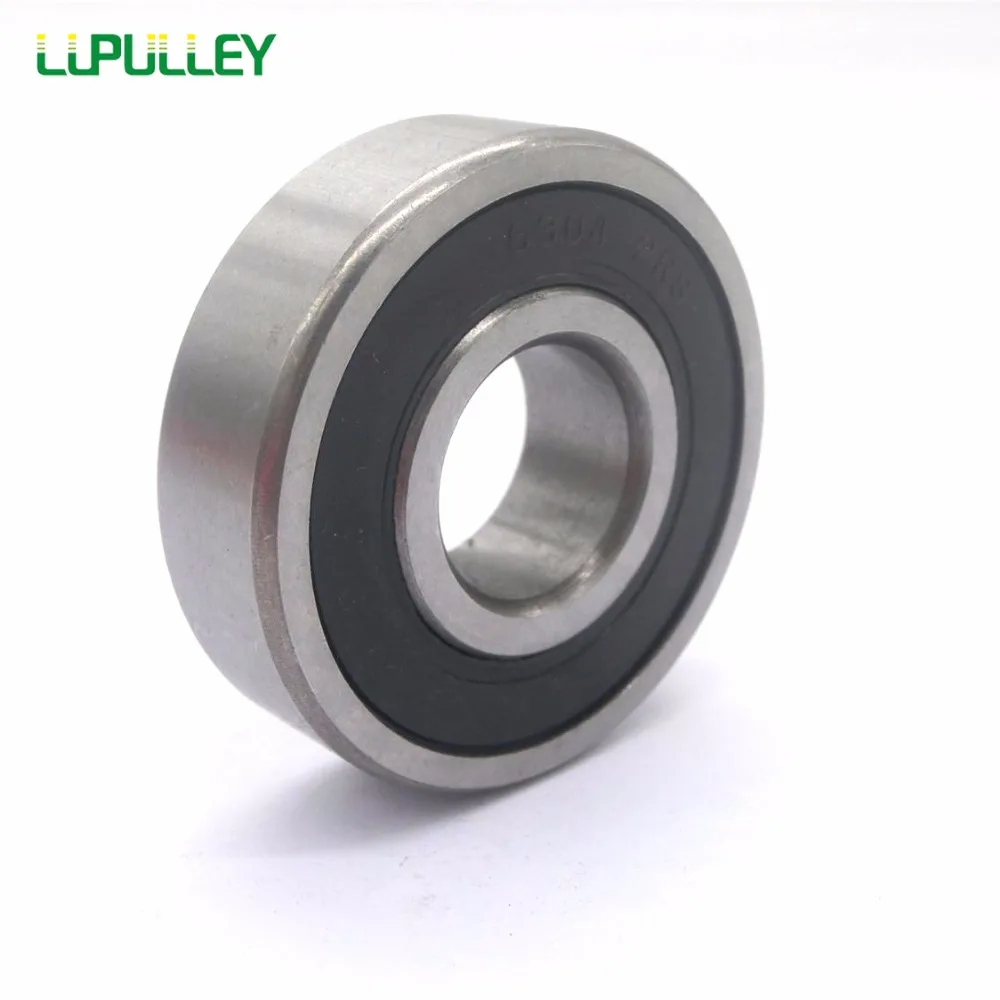 2 шт. резиновые шарикоподшипники LUPULLEY 6300 2RS 6301/6302/6303 глубокие стальные шарики