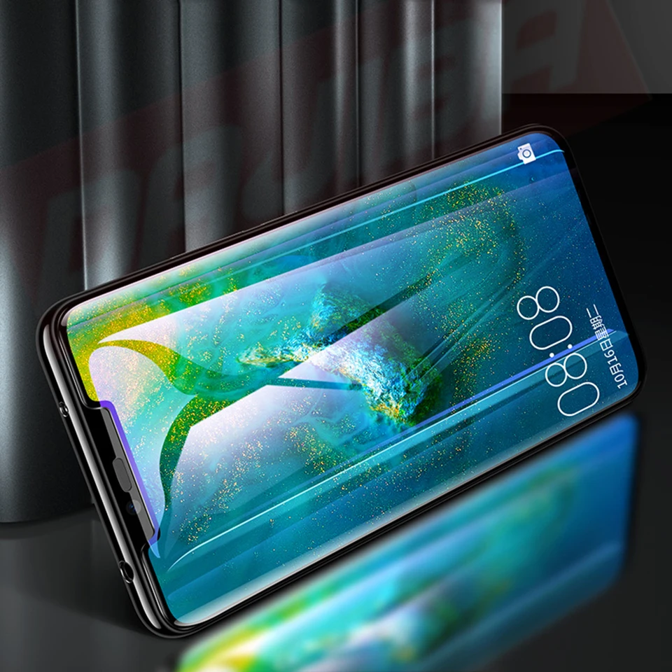 Alivo 3D Curved Edge Full Cover For Huawei Mate 20Pro 20 Tempered Glass Film Screen Protection Pro | Мобильные телефоны и