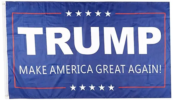 Дональд Трамп для президента Make America Great Again 3x5 футов Печатный флаг с люверсами