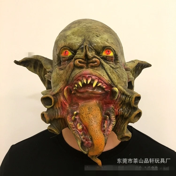 Латекс alien маска Хэллоуин пугающая Ужас аксессуары|Маски для вечеринки| |