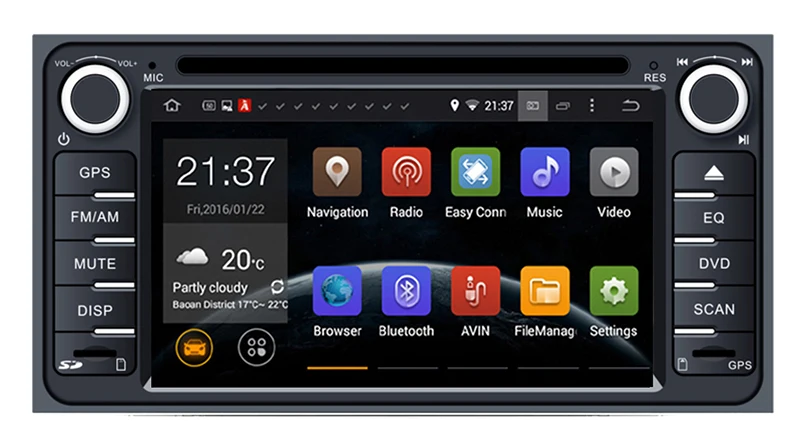 6 2 &quotin Dash автомобильный dvd плеер на основе Android с ТВ/BT GPS 3G WI FI аудио Радио стерео