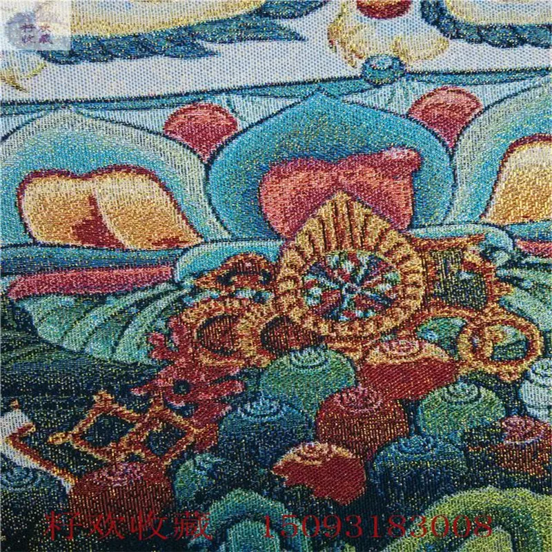 Tibetan woven gold embroidery Yong Zhong taught Buddhism figures Huangchen Shen Nepal Don Cobb portrait Free Shipping | Дом и сад