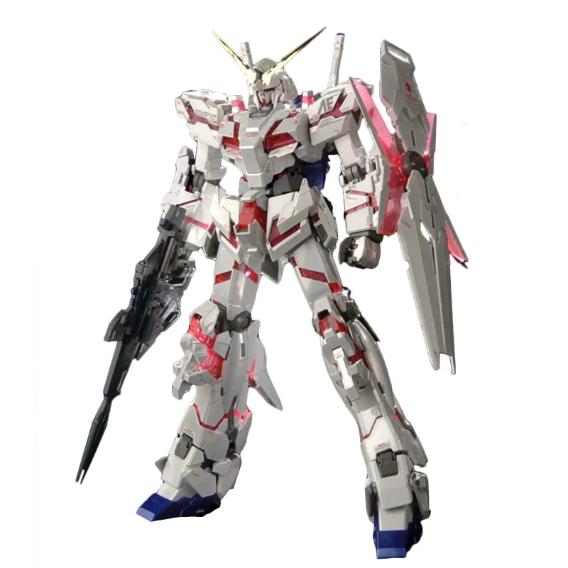 Bandai Gundam MG 1/100 RX 0 Единорог Ver.Ka титановая отделка сборные модели наборы экшн