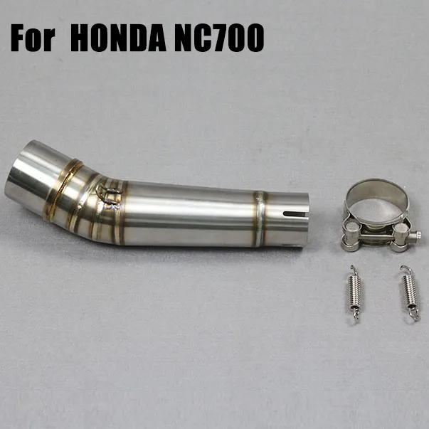 Мотоцикл глушитель среднего шланга подключения для HONDA NC700 NC750 2012 - 2017 2016 NC700X NC750X