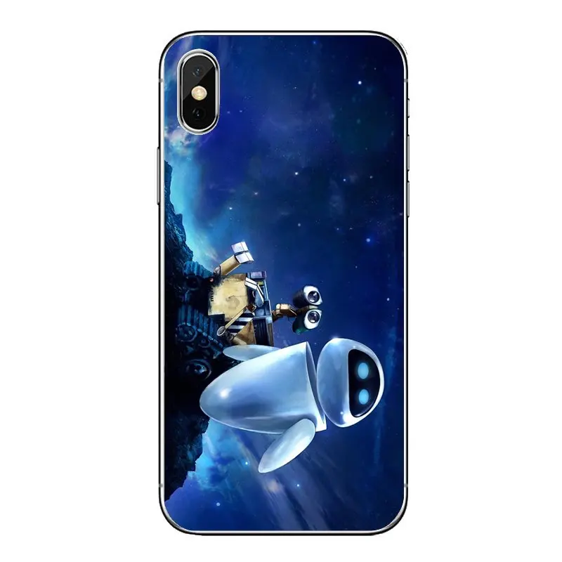 TPU Transparent Case Covers For Xiaomi Redmi 4X S2 3S Note 3 4 5 6 6A Por Pocophone F1 Mi Wall-E Robot Wall E Movie Art Poster |