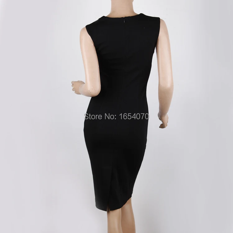 2015 Vestidos Femininos Vestido De Festa The New European And American Fashion Color Matching Sexy Sleeveless Dresses Wholesale | Женская