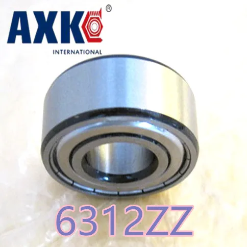 Упорный подшипник 6312zz 6312-2rs 1 шт. 60x130x31 мм шариковый черный окантовка и угловой Z3v3