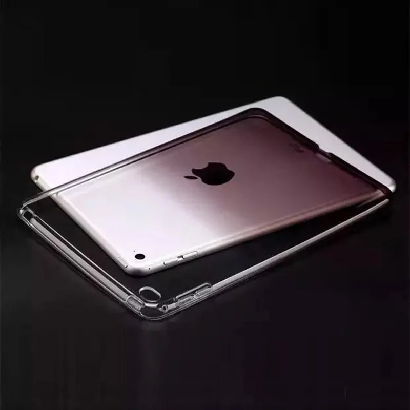 Мягкая силиконовая Резина ТПУ чехол для ipad 2 3 4 Pro 9 7 дюймов Air 6 Аксессуары