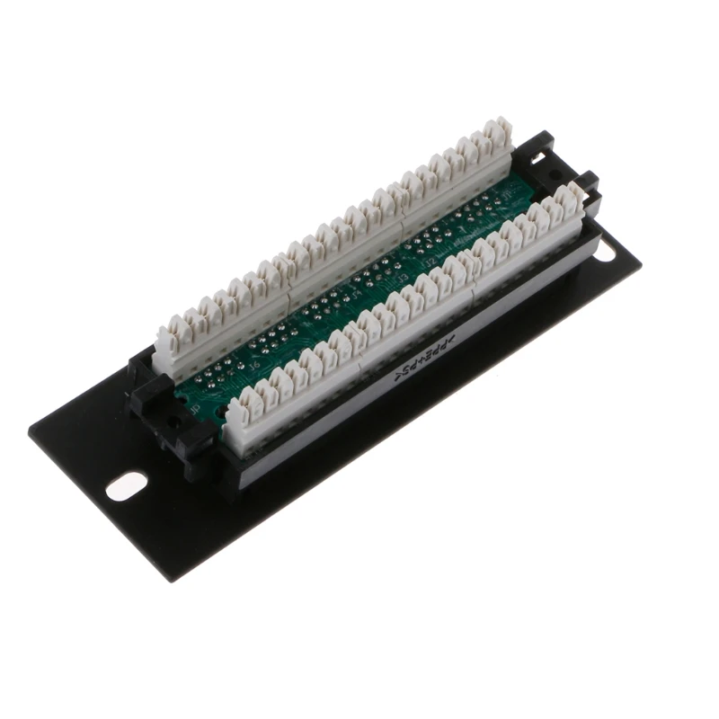 6 портов CAT5 CAT5E Соединительная Панель RJ45 сетевое настенное крепление стойка