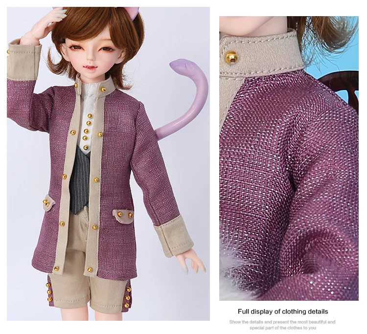BJD кукла Teenie драгоценный камень одежда 1/4 красивая одежда для Чеширского трона и киви мальчик тело куклы аксессуары luodoll