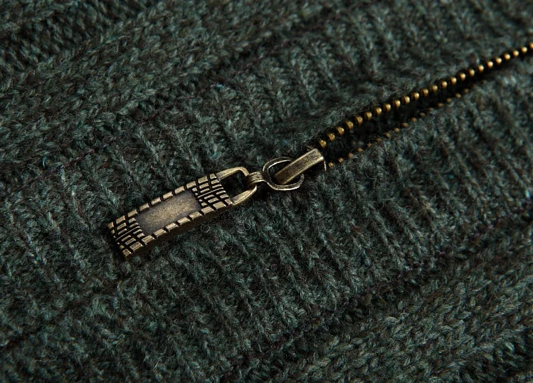 

Cardigan Men Sweater Male Winter Casual Christmas Solid Embroidery Zip Front Long Sleeve Knitted Thick Plus Size Warm Sweaters