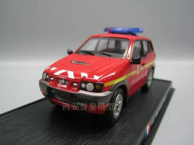 AMER 1/43 Scale 2004 Terrano II Франция пожарная машина литая металлическая модель автомобиля