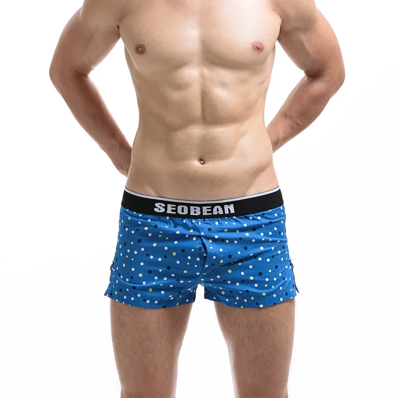Мужские пижамные шорты SEOBEAN повседневные из 100% хлопка для дома 2019|male pajama pants|pajama