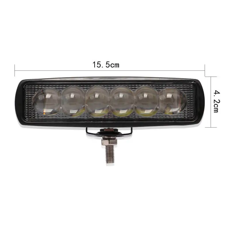 YIRAY 6 inch 18W 6000k LED Strip Light Work Bar for Off-road vehicle ATV Truck Boat Bus Engineering | Автомобили и мотоциклы