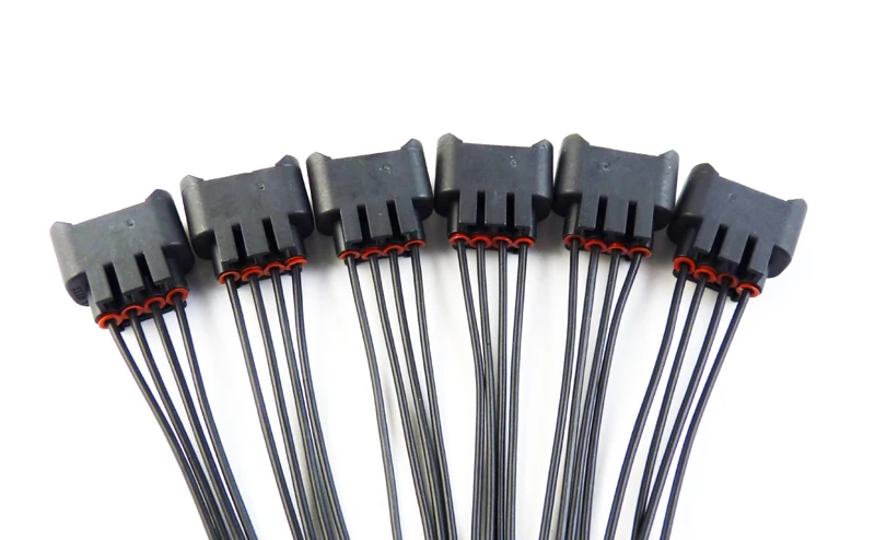 ISANCE 6 шт. разъем катушки зажигания гнездовой и провода 2AZ-FE 1ZZ-FE 90980-11885 для TOYOTA Scion xA