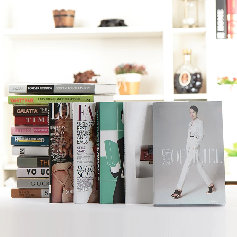 16 шт. современные украшения фотографии журнал фальшивого книги Реквизит типа