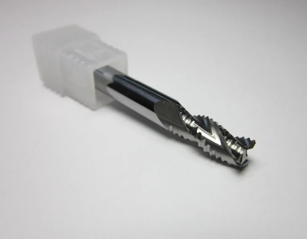 

6mm 3 Flutes HRC55 Roughing End Mills Square roughing Solid carbide end milling CNC milling cutter cutting for aluminum