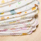 Новое поступление, 5 шт., детское полотенце для кормления, плюшевый мишка, кролик, рисунок в горошек, Детский Маленький платок, марлевые полотенца, полотенце для кормления