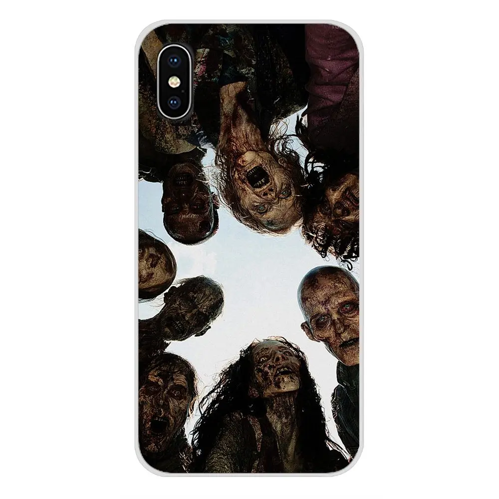 Чехол для телефона Walking Dead Zombie чехлы Apple iPhone X XR XS MAX 4 5 6 6S 7 8 Plus ipod touch