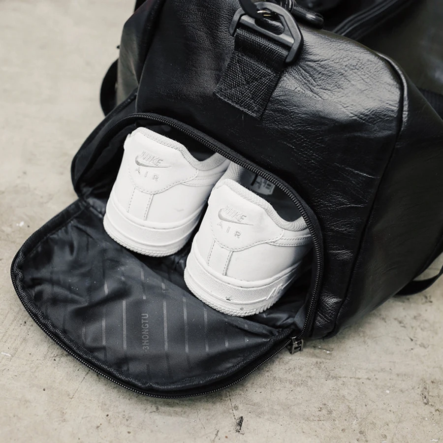 Спортивная сумка для тренировок женщин и мужчин спортивная фитнеса кожаная