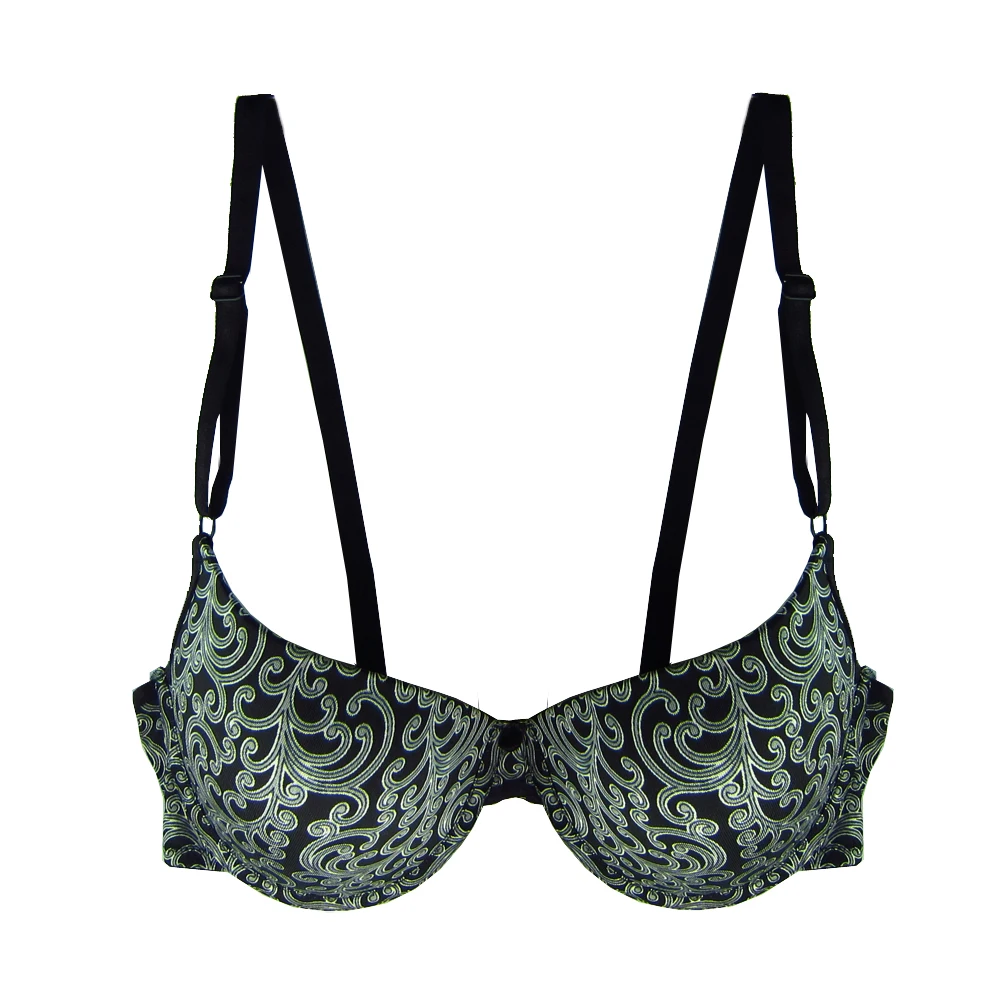 Женский бюстгальтер пуш ап с винтажным принтом|cup bra|bra blingbra tape |