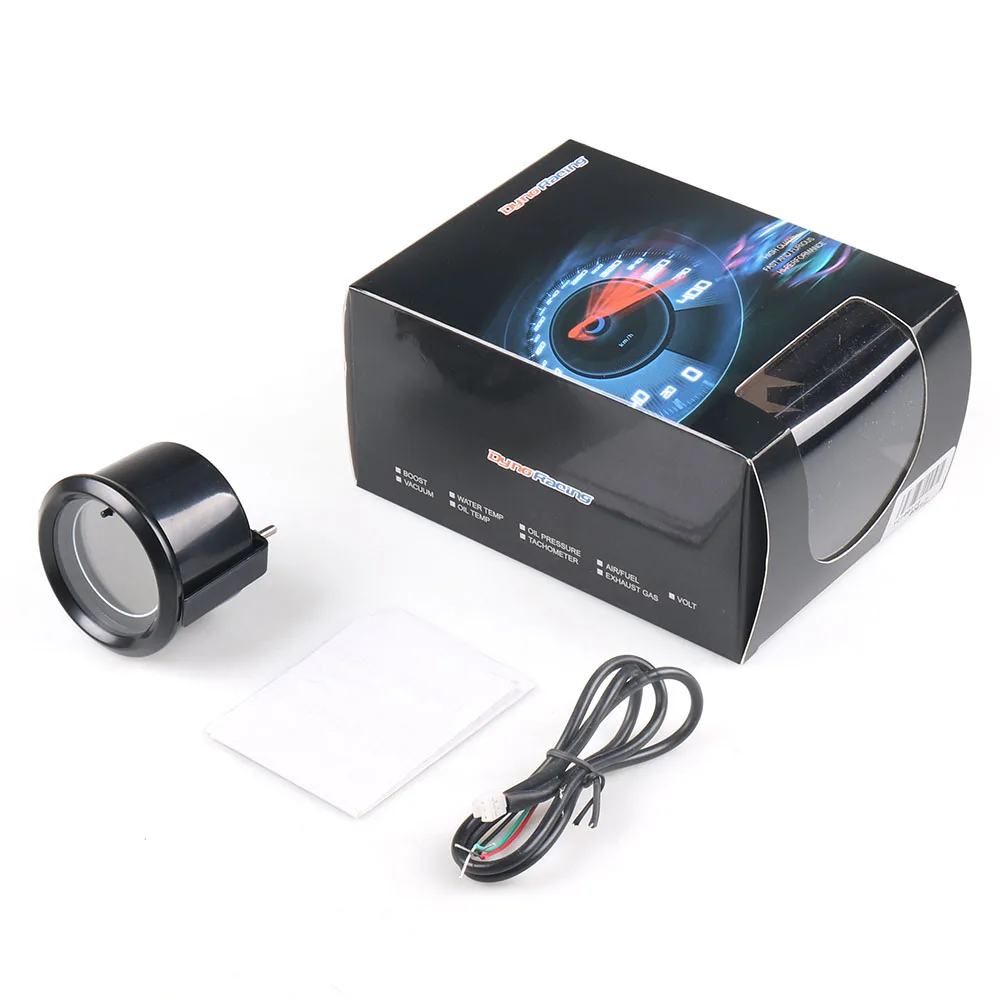 Цифровой Автомобильный Тахометр регулируемый 52 мм 7 цветов ЖК дисплей TT100115|rpm